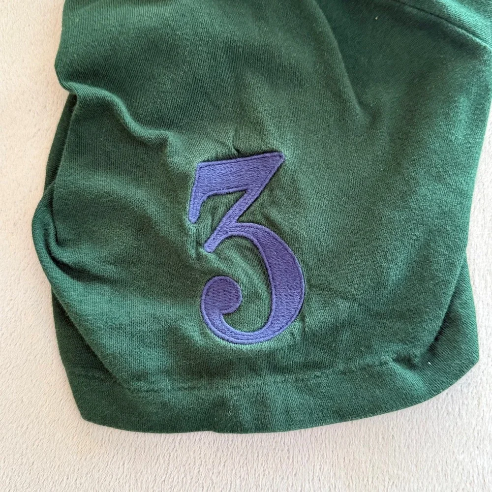 Polo Ralph Lauren T Shirt Men Large Green Big Pony Short Sleeve Crew Neck 3 Logo - Picture 4 of 9